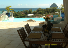 Villa avec piscine et vue mer à 200m de la plage du Diamand