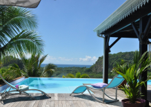 Superbe villa vue mer au Gosier avec piscine